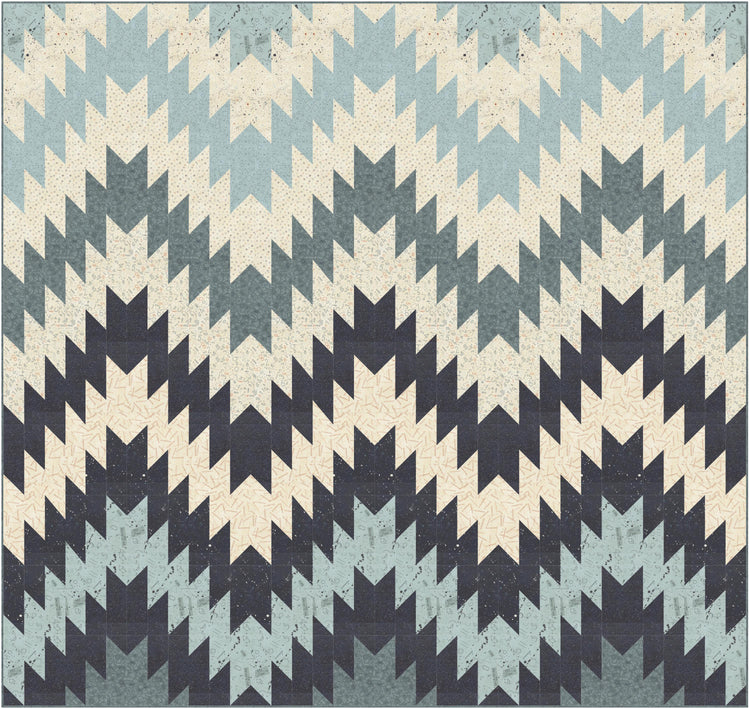 Rhythm Quilt Kit with Data fabric by Moda Fabrics - quilt kit with pattern