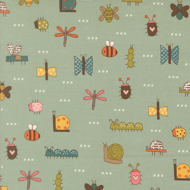 Bug Collector The Bugs Novelty Sky by Sweetwater for Moda Fabrics - 55731 12