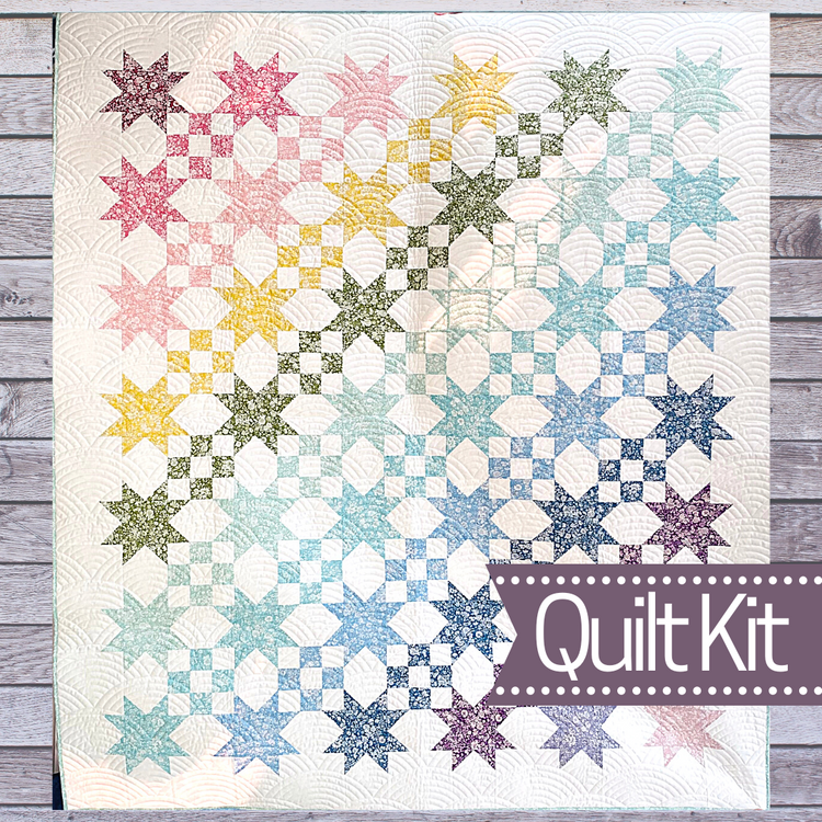 Star Studded Quilt Kit in Emily Belle Fabrics