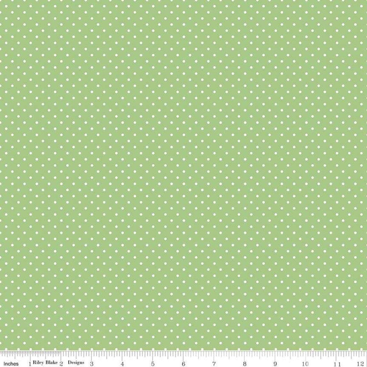 Swiss Dot Green by Riley Blake Designs