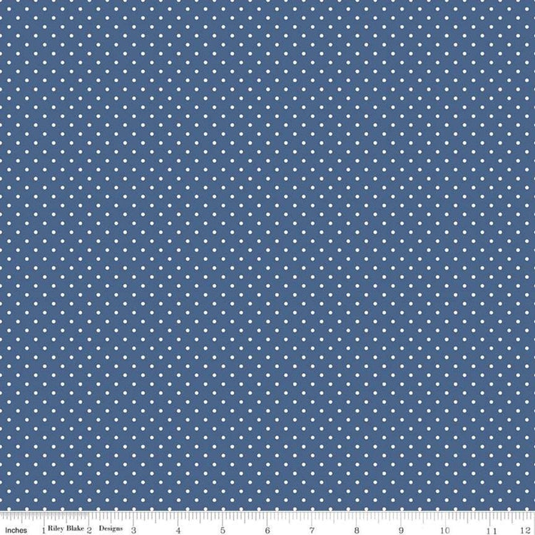 Swiss Dot Denim by Riley Blake Designs