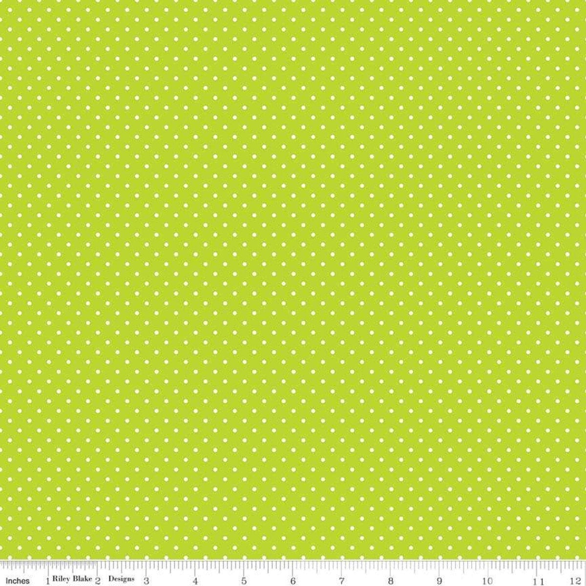 Swiss Dot Lime by Riley Blake Designs