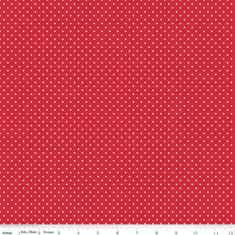 Swiss Dot Red by Riley Blake Designs