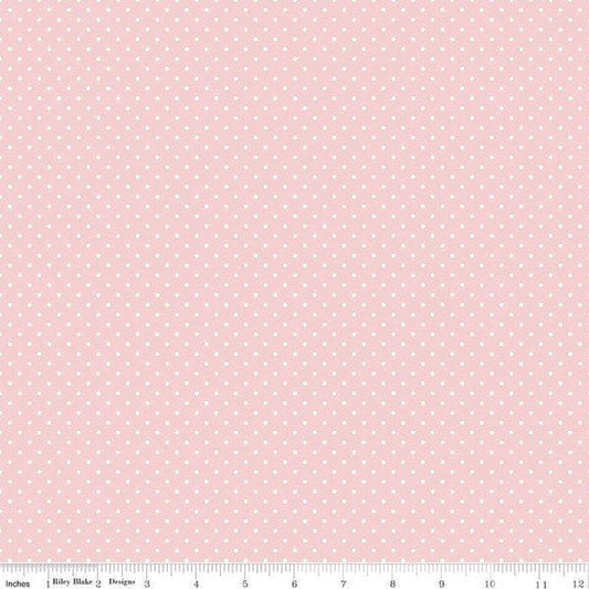 Swiss Dot Baby Pink by Riley Blake Designs