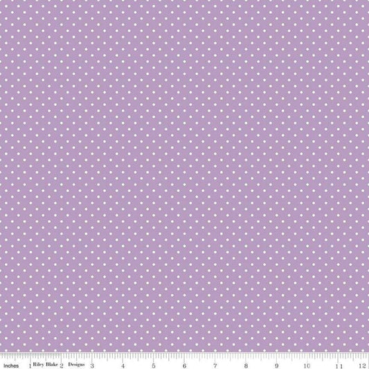 Swiss Dot Lavender by Riley Blake Designs