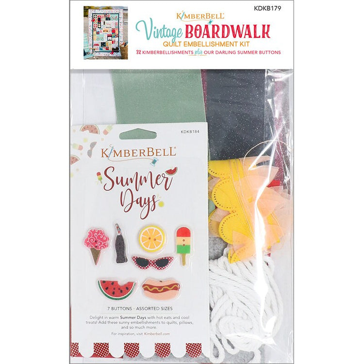 KIMBERBELL Vintage Boardwalk Embellishment Kit (KDKB179)