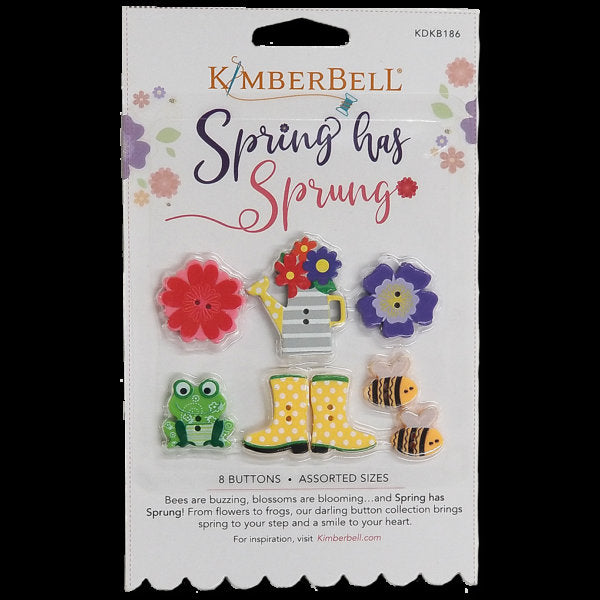 Spring Has Sprung Collection Buttons by Kimberbell Designs