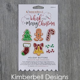We Whisk You a Merry Christmas Holiday Buttons by by Kimberbell Designs
