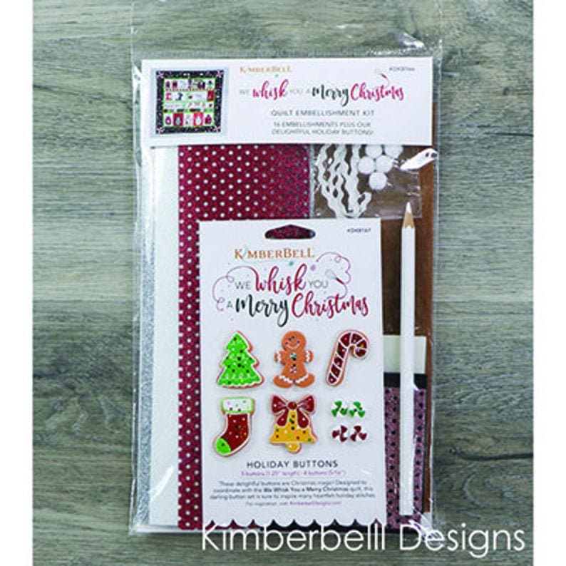 We Whisk You a Merry Christmas Embellishment Kit by KimberBell Designs (KDKB166)