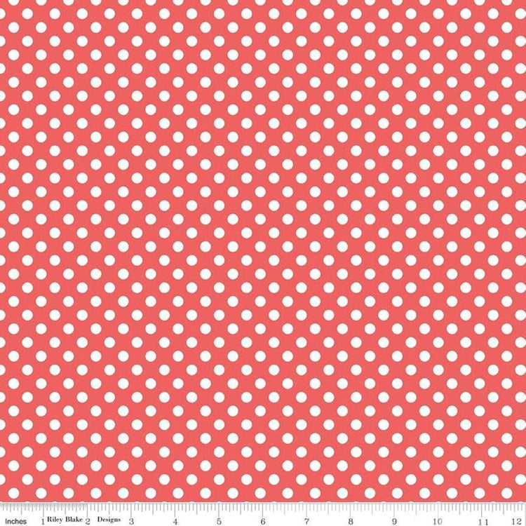 Small Dots Rouge by Riley Blake Designs