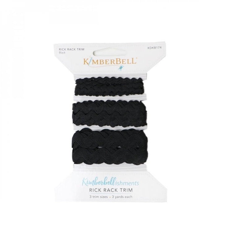 Kimberbell Rick Rack Embellishments (white and black)