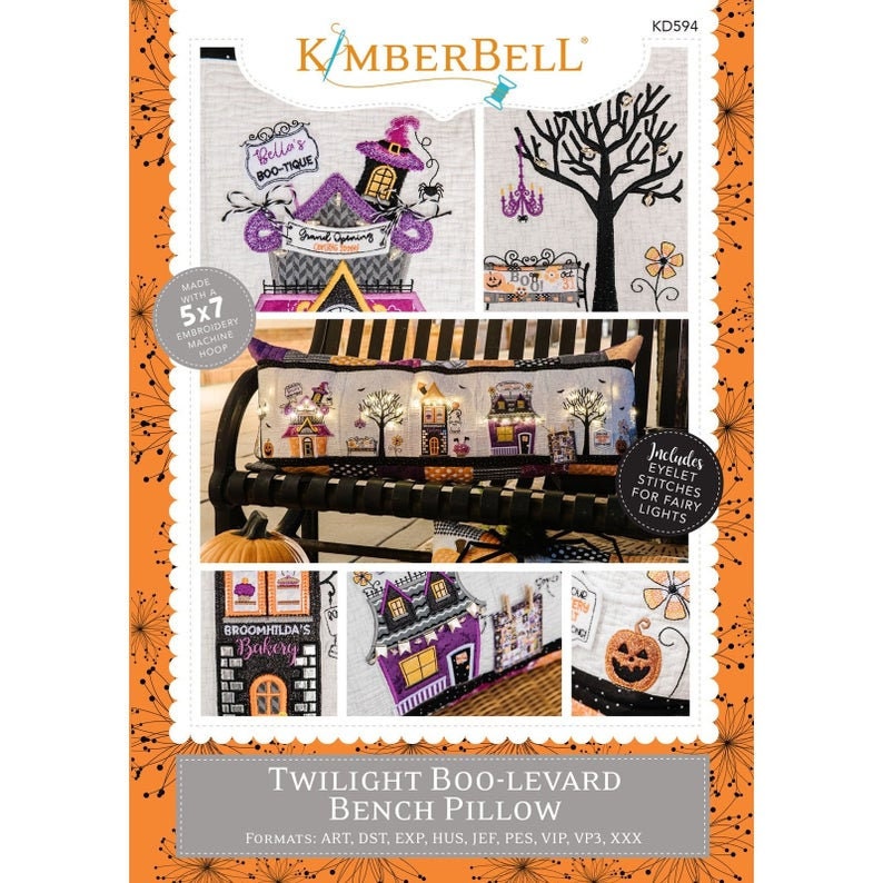 Twilight Boo-levard Fabric Kit for the Bench Pillow