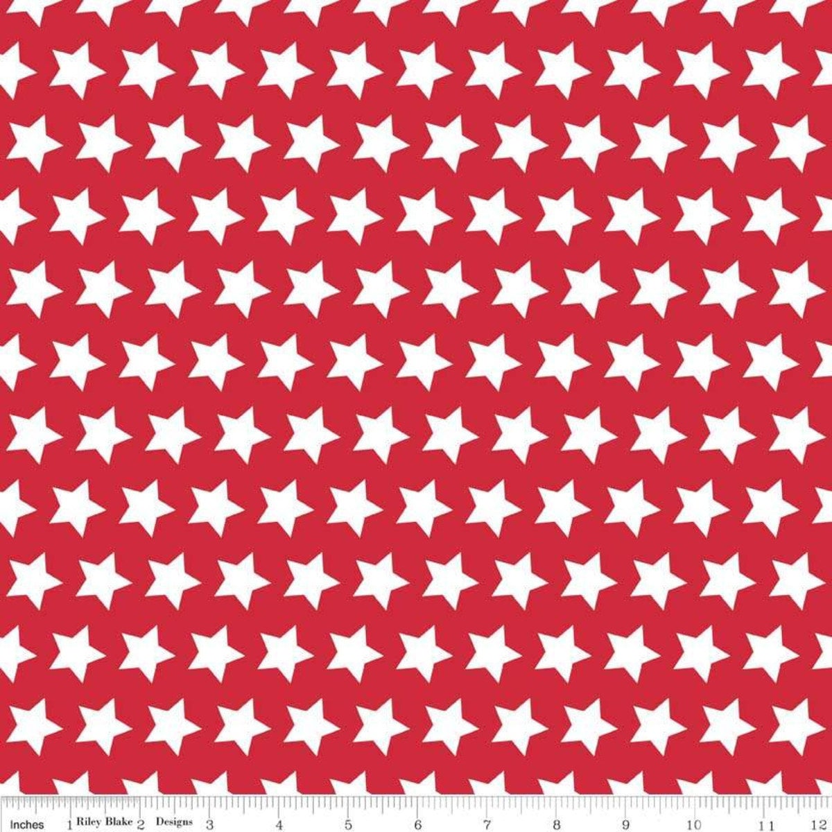 Red Stars by Riley Blake Designs