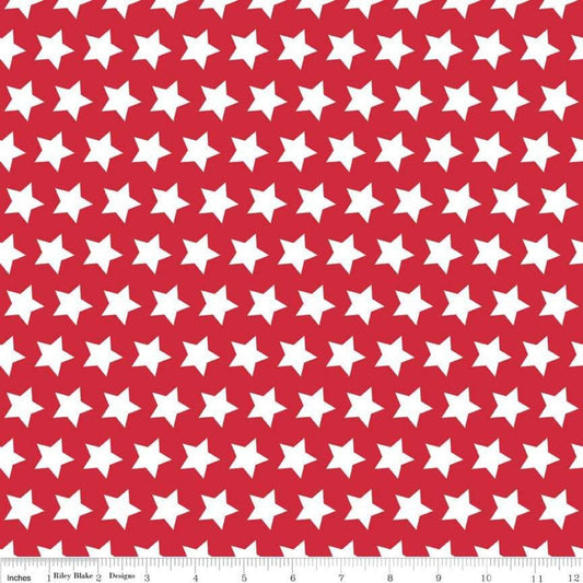 Red Stars by Riley Blake Designs