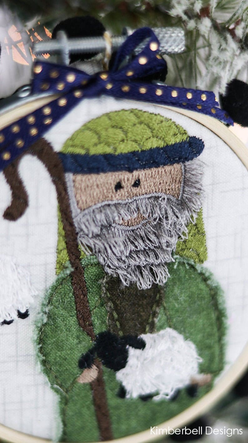 Happy Hoop Decor, Volume 2: Christmas Nativity Ornaments by Kimberbell Designs 