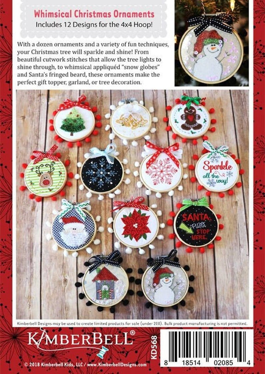 Happy Hoop Decor, Volume 1: Whimsical Ornaments by Kimberbell Designs 