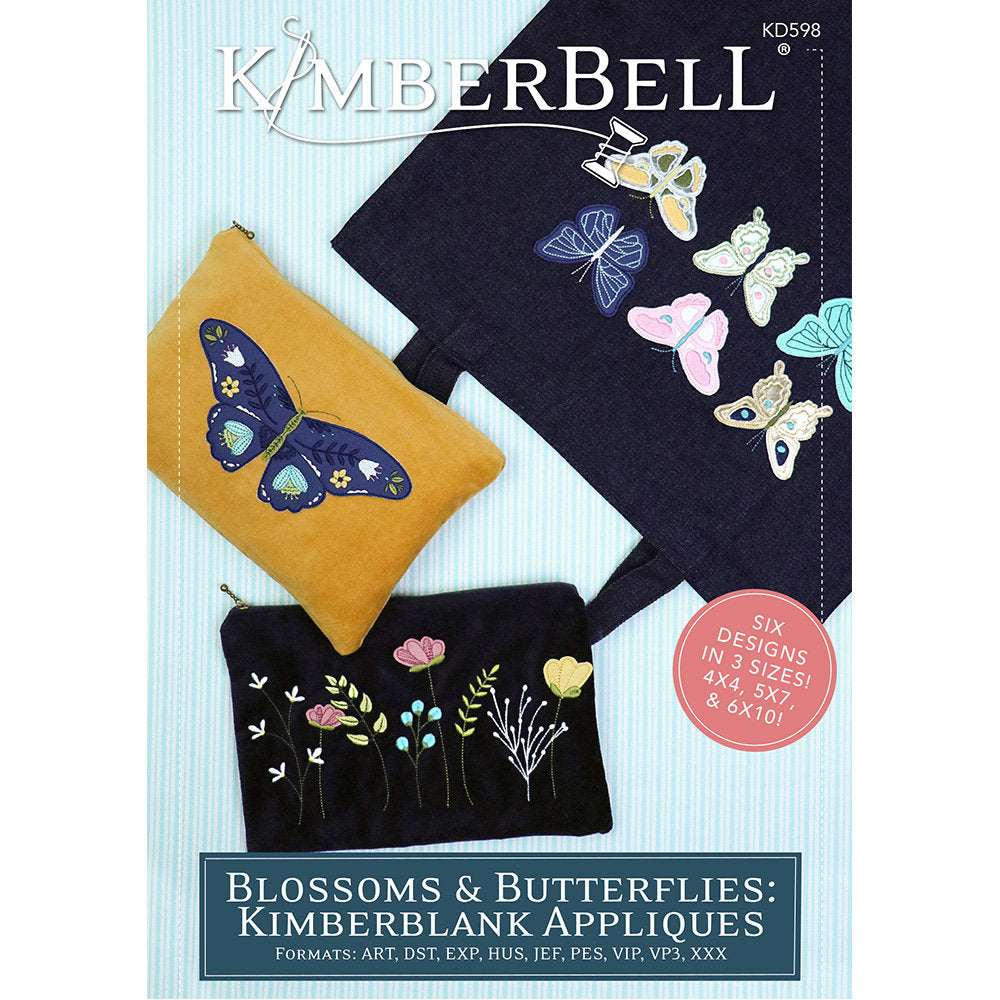 Blossoms & Butterflies: Kimberblank Appliques