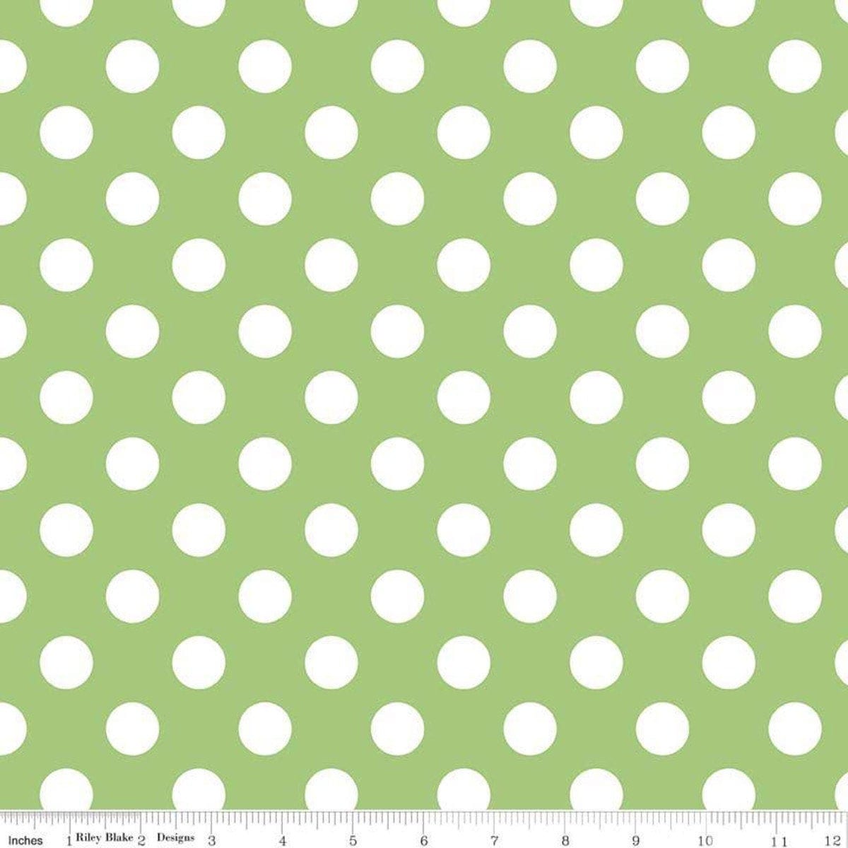 Medium Dots Green by Riley Blake Designs