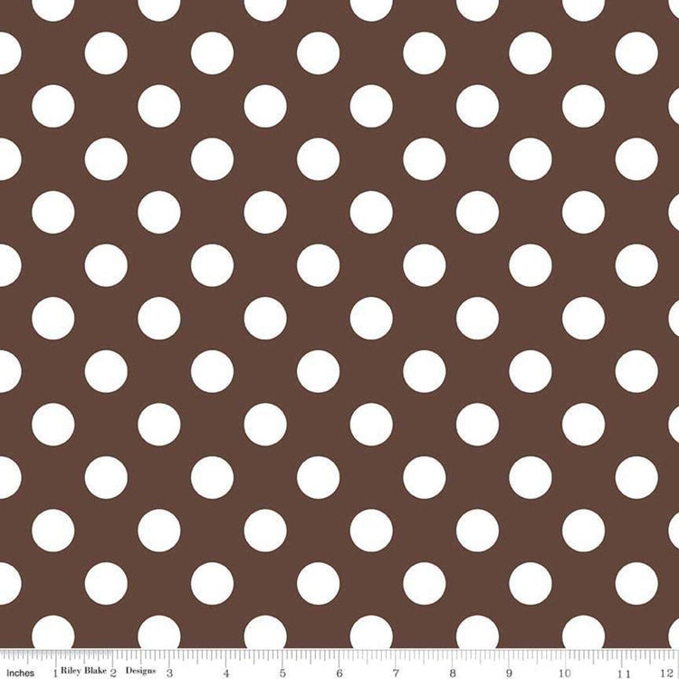 Medium Dots Brown by Riley Blake Designs