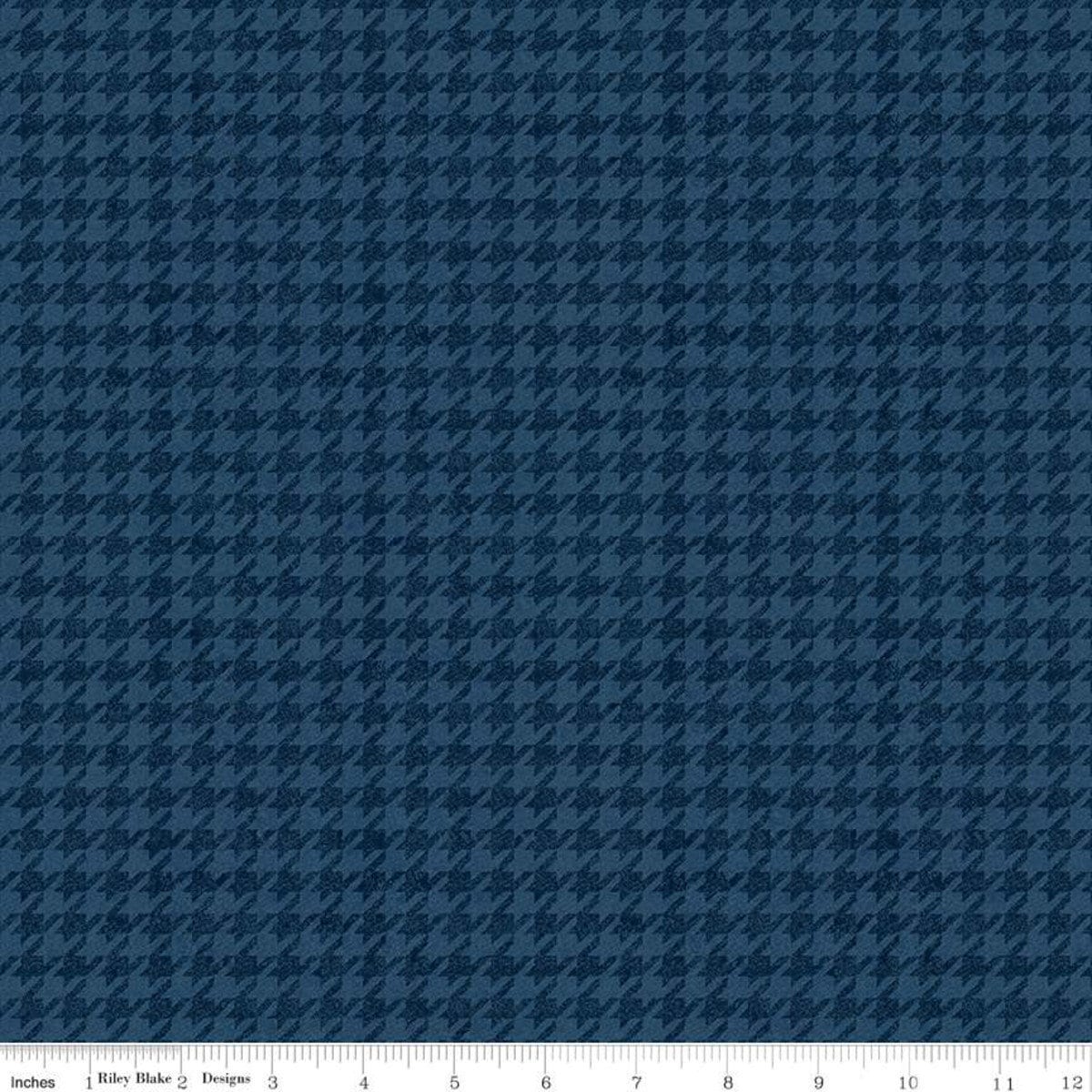 Houndstooth Blue from All About Plaids by Riley Blake Designs