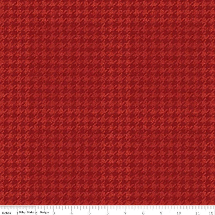Houndstooth Red from All About Plaids by Riley Blake Designs