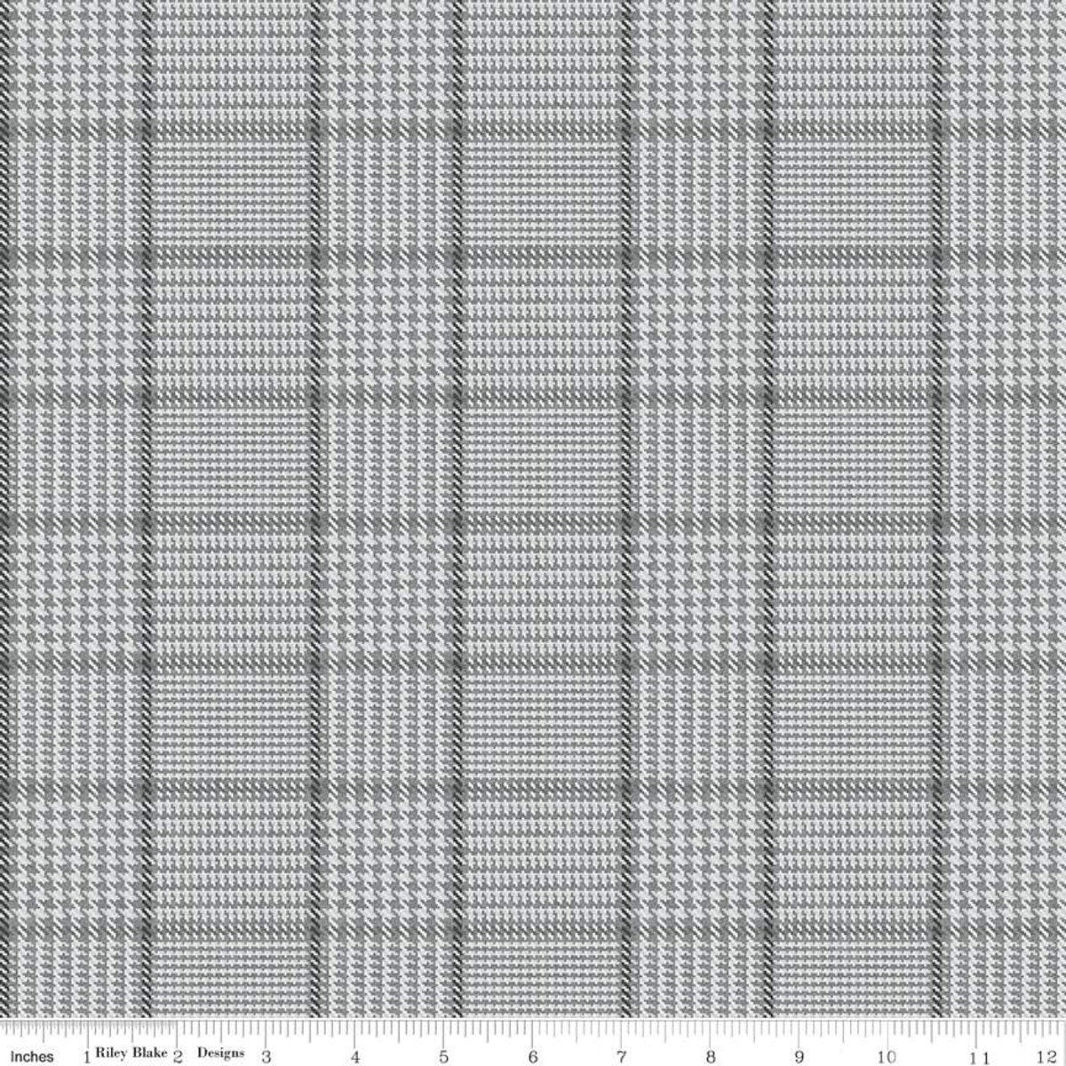 Tweed Gray from All About Plaids by Riley Blake Designs