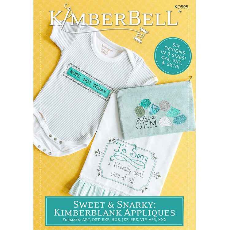 Sweet & Snarky: Kimberblank Appliques by Kimberbell Designs