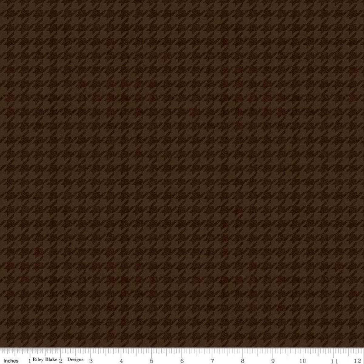 Houndstooth Brown from All About Plaids by Riley Blake Designs