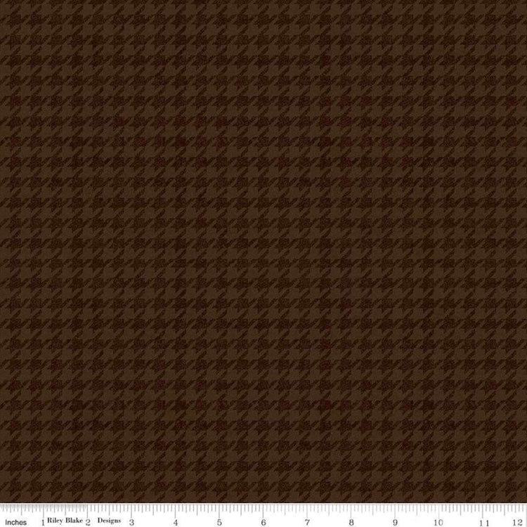 Houndstooth Brown from All About Plaids by Riley Blake Designs