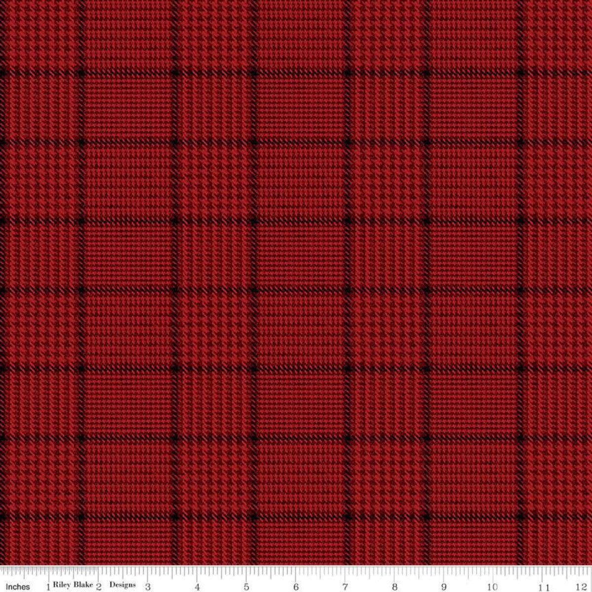 Tweed Red from All About Plaids by Riley Blake Designs