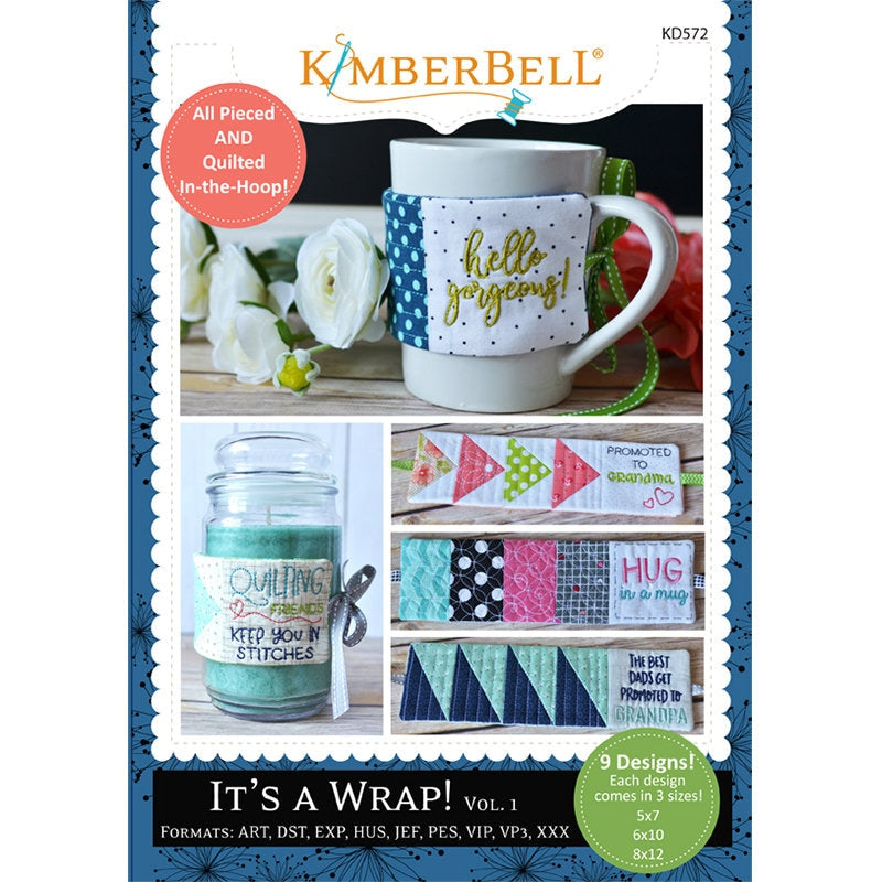 It's a Wrap Volume 1:  Embroidery CD by Kimberbell Designs (KD572)