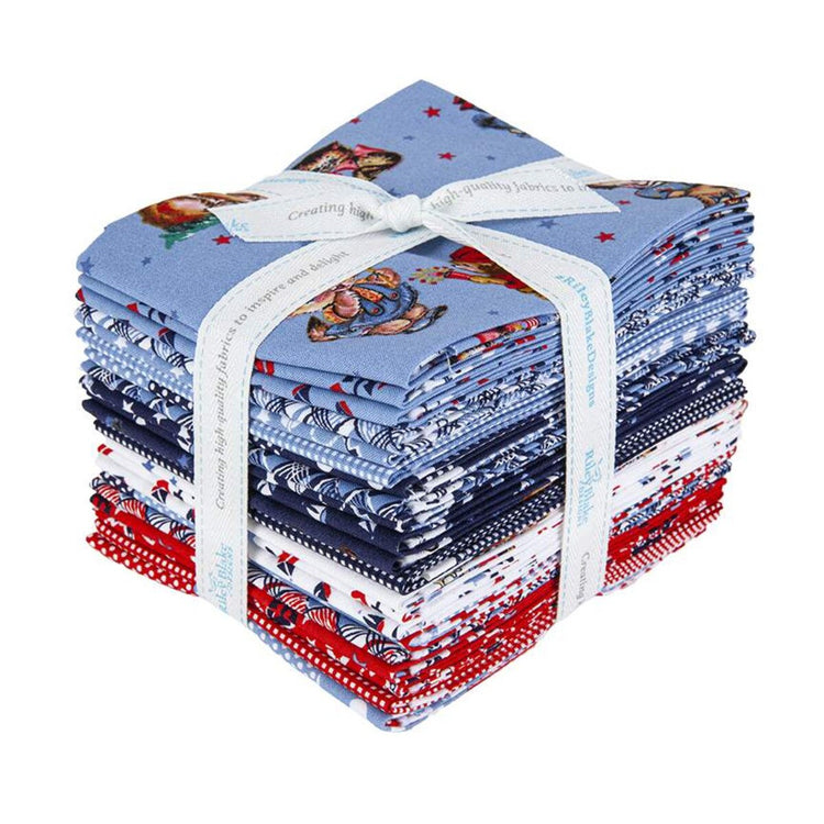 Set Sail America Fat Quarter Bundle by Lindsay Wilkes of the Cottage Mama for Riley Blake Designs