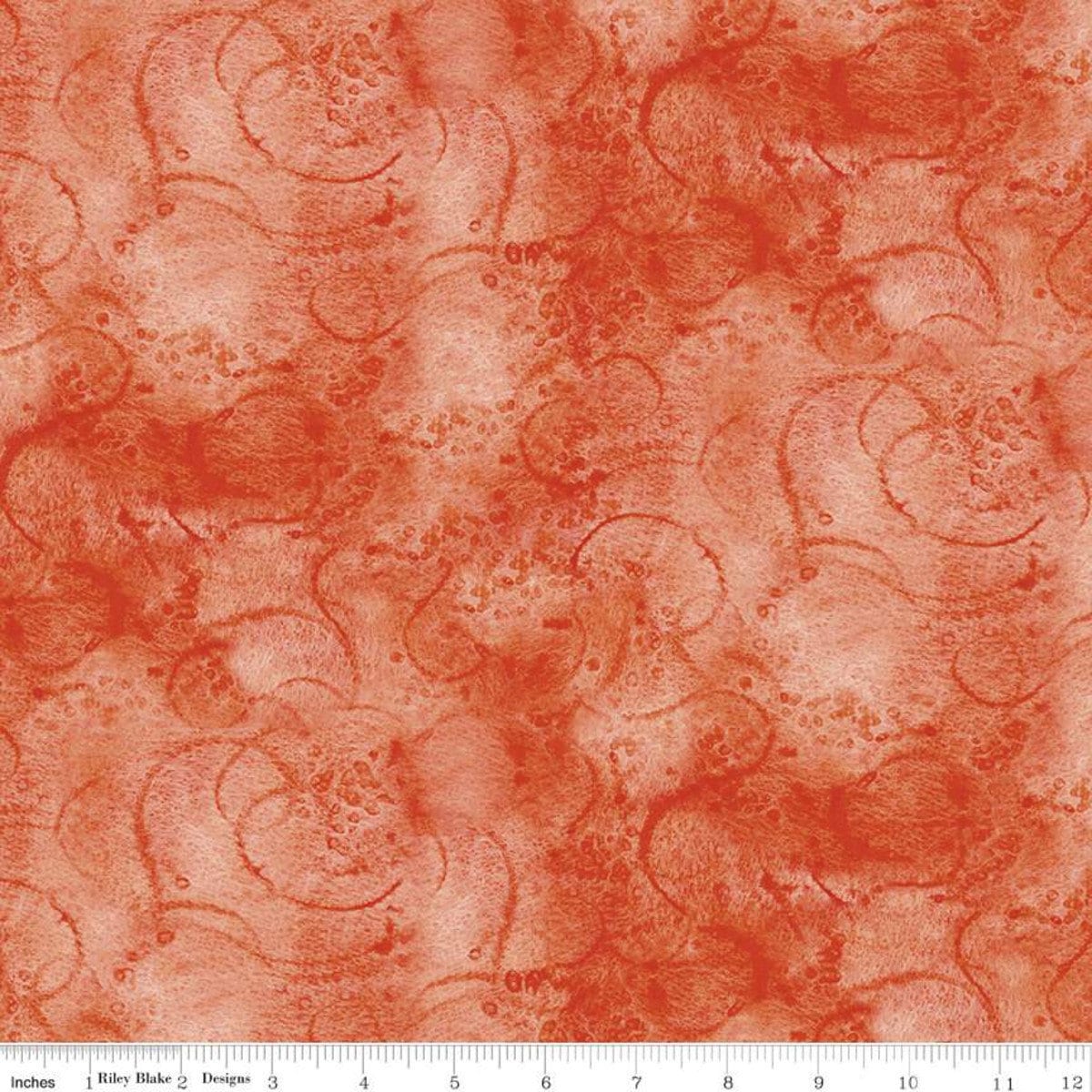 Painter's Palette Swirl Coral by Riley Blake Designs