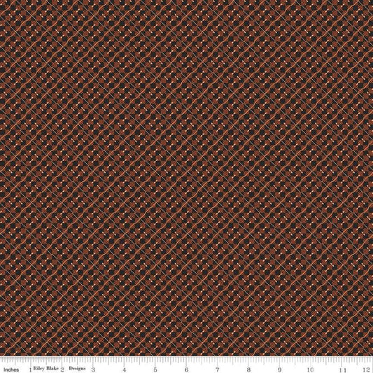 Plaid Rust of Bountiful Autumn by Stacy West of Buttermilk Basin Design Co. for Riley Blake Designs