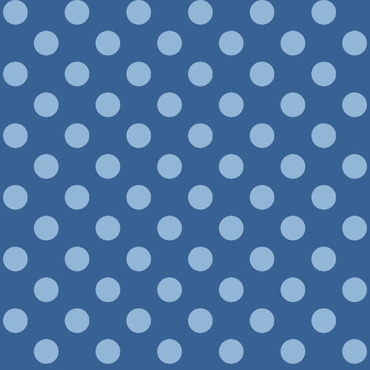 Blue Tonal Tone on Tone Dots Designed by Kim Christopherson of Kimberbell Designs for Maywood Studios