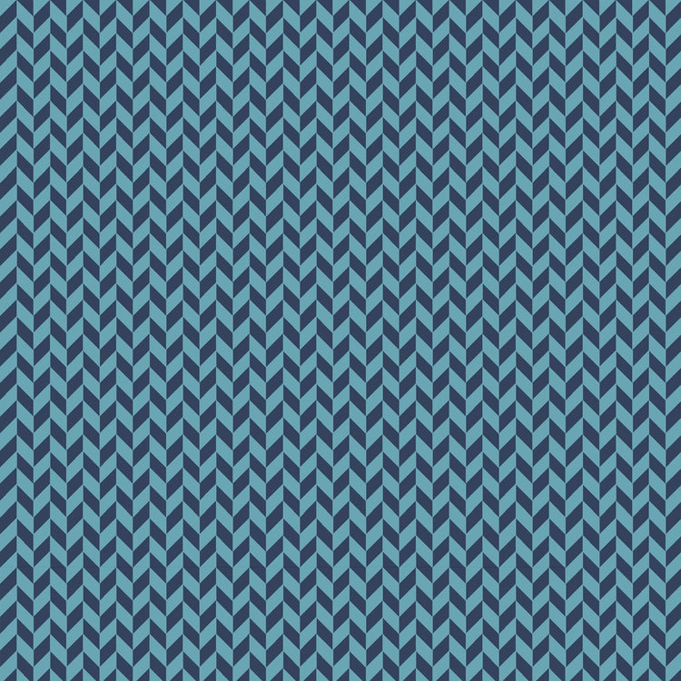 Navy Blue Herringbone Texture Designed by Kim Christopherson of Kimberbell Designs for Maywood Studios