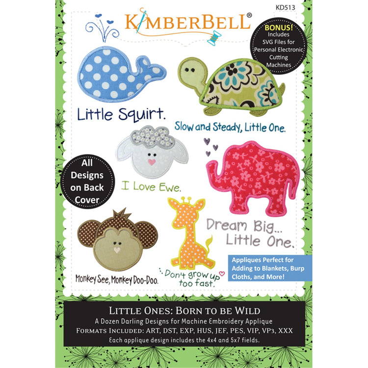 Little Ones: Born To Be Wild Vol 1 by Kimberbell Designs