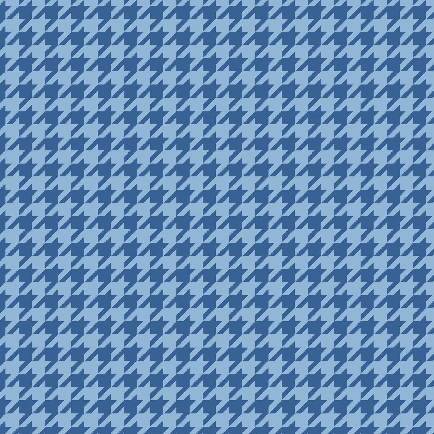 Blue Tonal Houndstooth Designed by Kim Christopherson of Kimberbell Designs for Maywood Studios