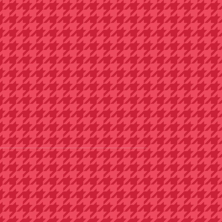 Red Tonal Houndstooth Designed by Kim Christopherson of Kimberbell Designs for Maywood Studios