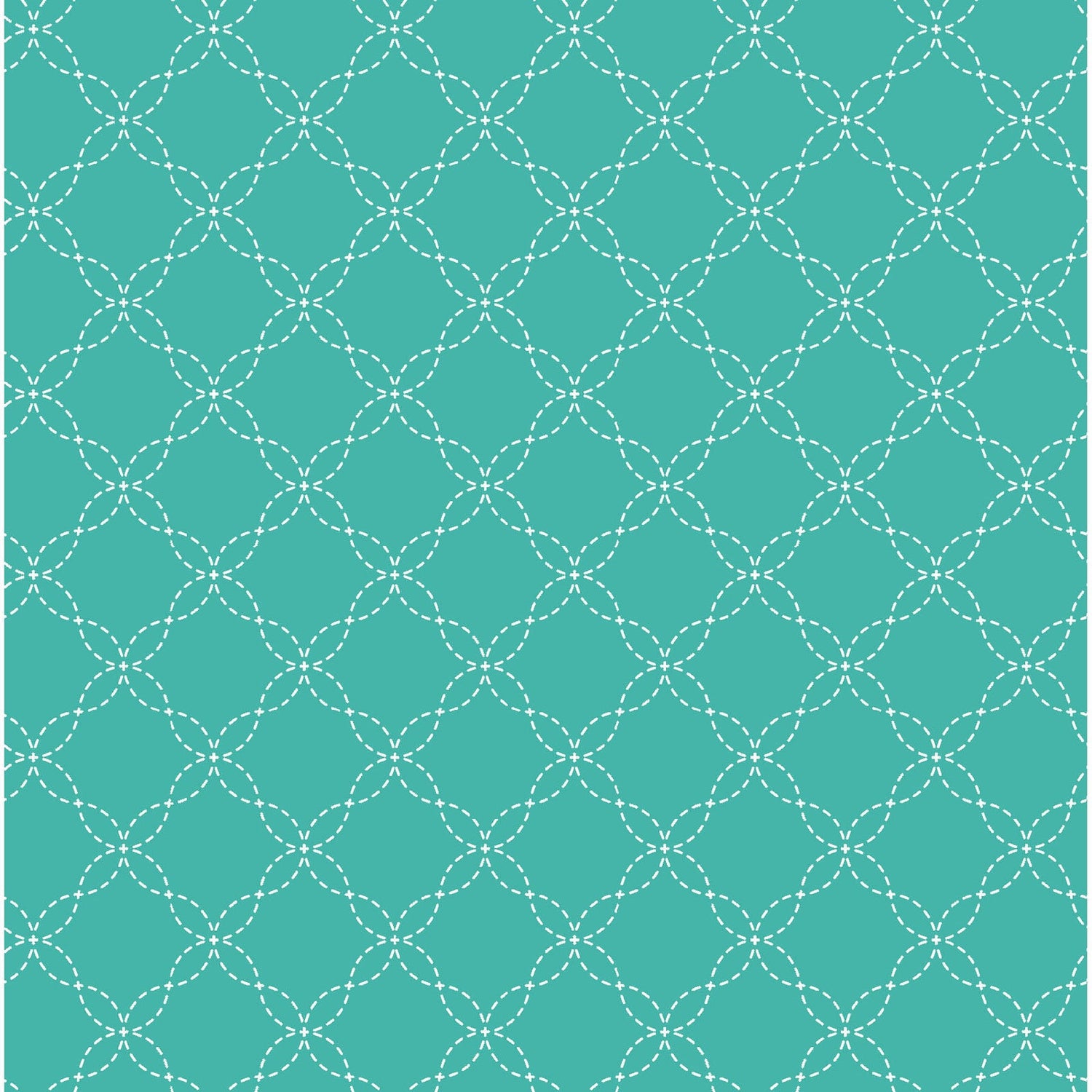 Teal Lattice Designed by Kim Christopherson of Kimberbell Designs for Maywood Studios