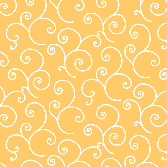 Yellow Scroll Designed by Kim Christopherson of Kimberbell Designs for Maywood Studios