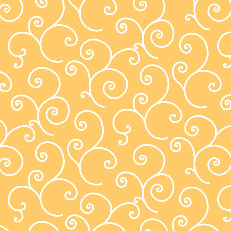 Yellow Scroll Designed by Kim Christopherson of Kimberbell Designs for Maywood Studios