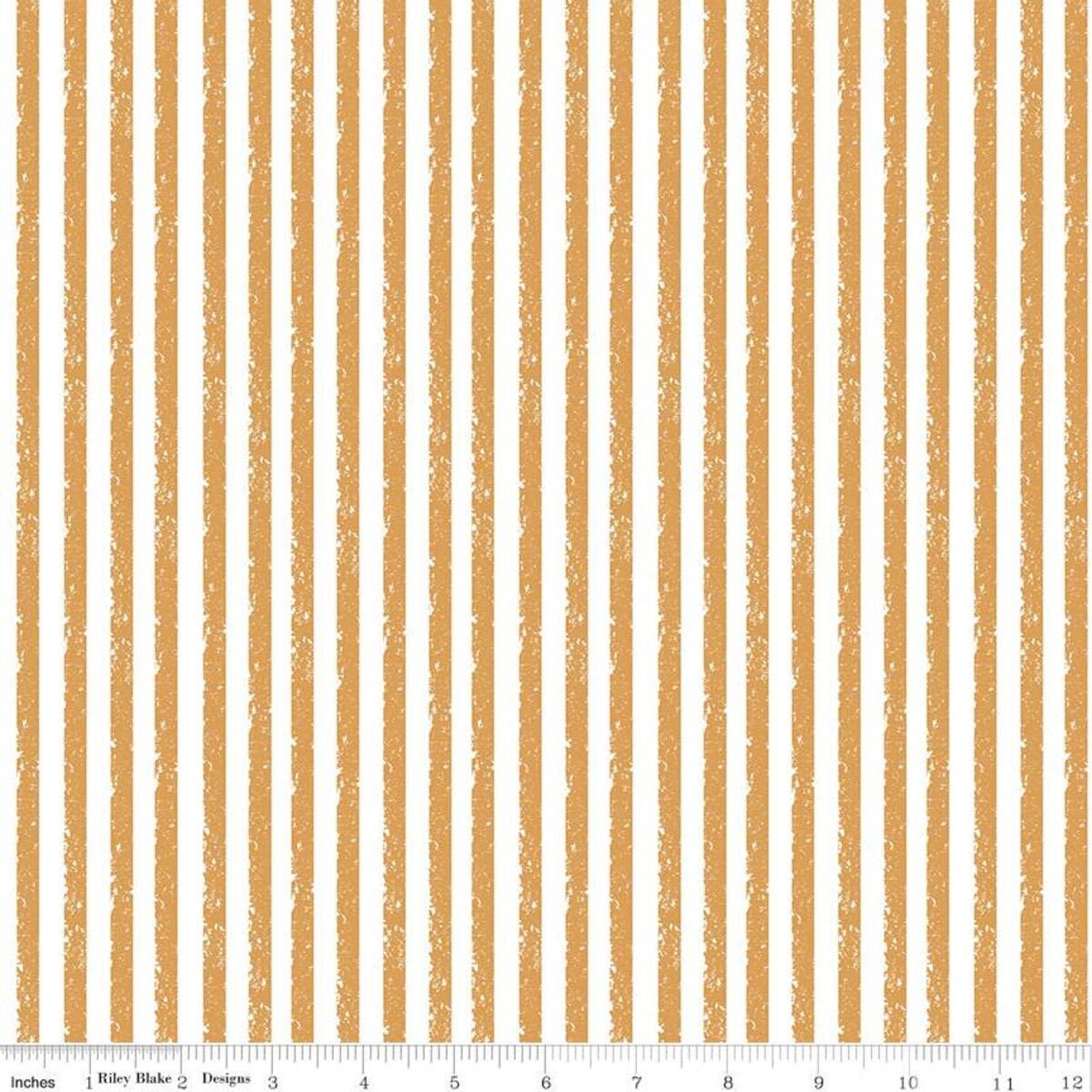 Crayola™ Stripe Outrageous Orange Basic for Riley Blake Designs