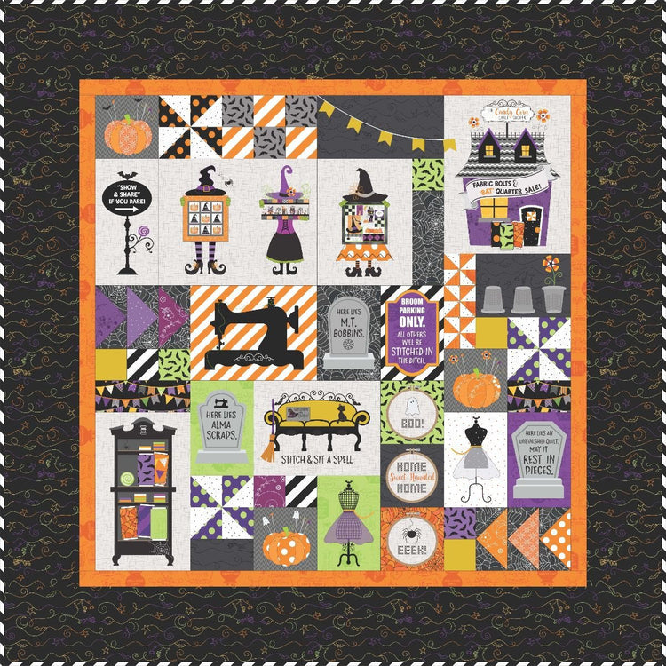 Candy Corn Quilt Shoppe Fabric Kit by Kimberbell for Maywood Studios