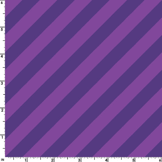 Witchy Stripe Purple of Hometown Halloween Designed by Kim Christopherson of Kimberbell Designs for Maywood Studios