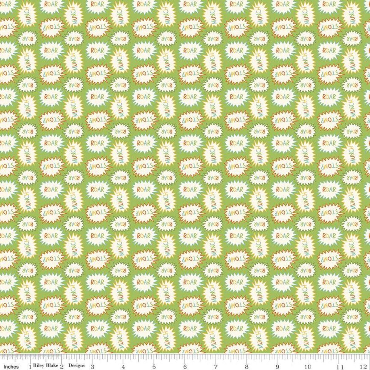 Eat Your Veggies! Plaid Callouts Green by Sandy Gervais for Riley Blake Designs  