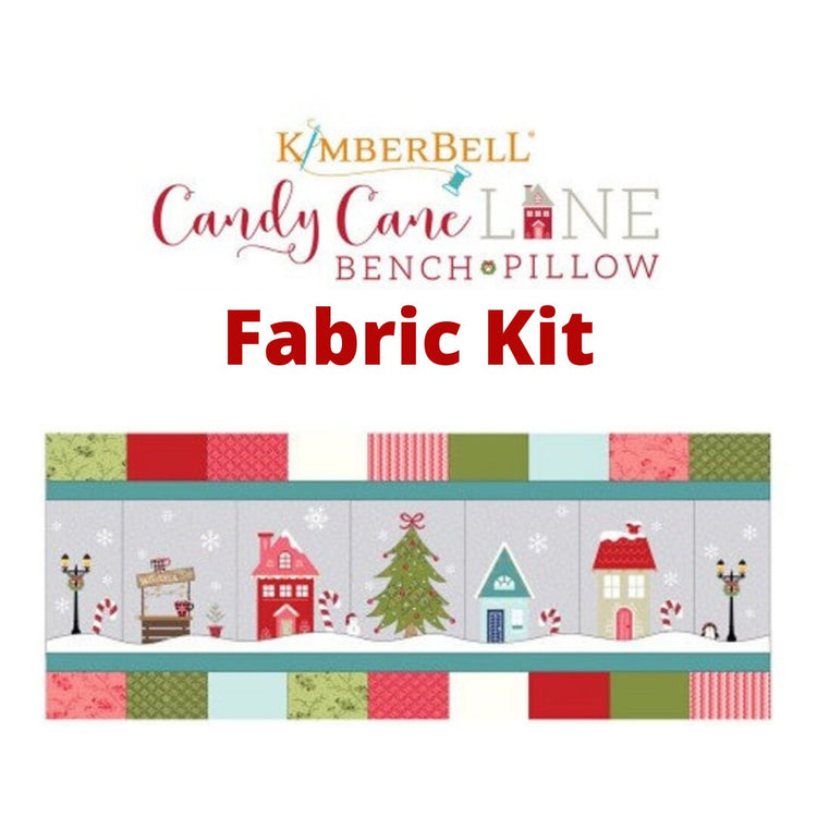 Candy Cane Lane Bench Pillow Fabric Kit by Kimberbell Designs