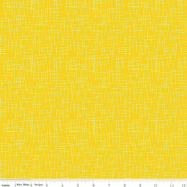 Large Hashtag Yellow (EOL) by Riley Blake Designs 