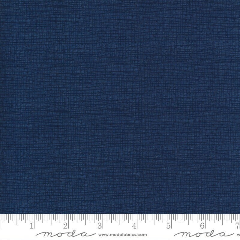 Thatched Cottage Bleu Midnight by Robin Pickens for Moda Fabrics (48626 148)