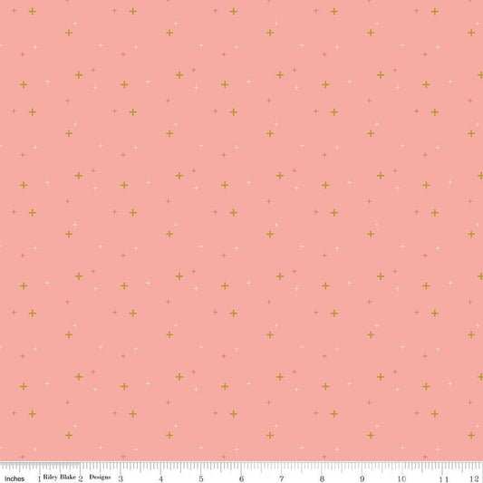 Sparkler Apricot Sparkle by Melissa Mortenson for Riley Blake Designs 